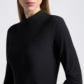 Cavalleria Toscana Women's Jersey L/S Training Polo w/3D Stamp Logo